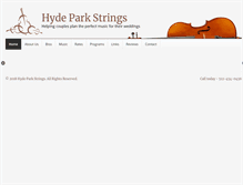 Tablet Screenshot of hydeparkstrings.com